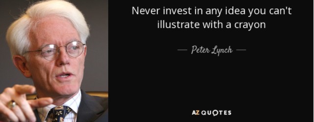 Peter Lynch - Never Invest In Any Idea You Can't Illustrate With A Crayon
