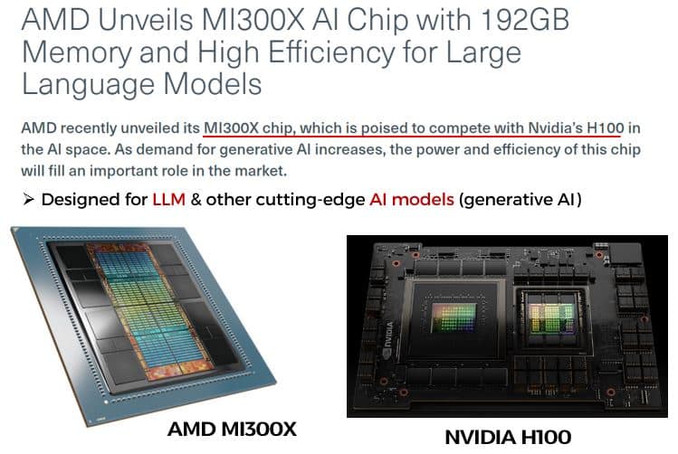 AMD Nvidia chip comparison