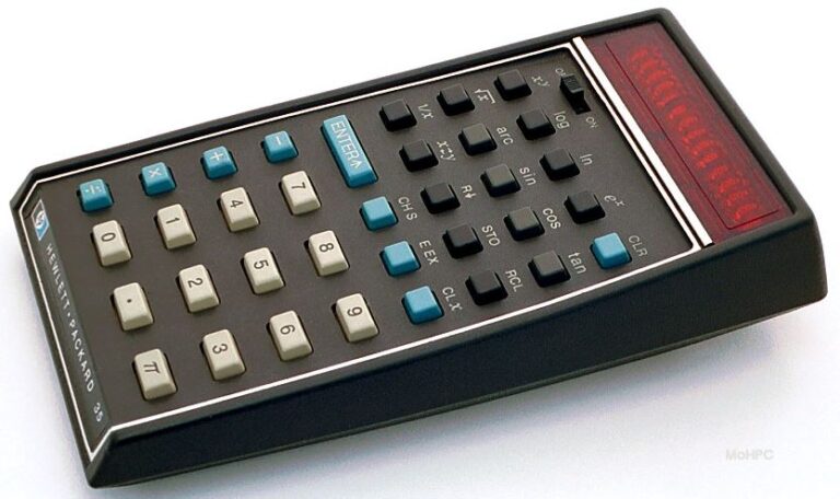 HP handheld scientific calculator