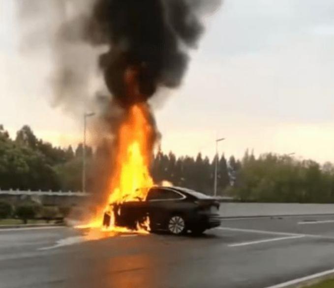 Electric Vehicle - Fire