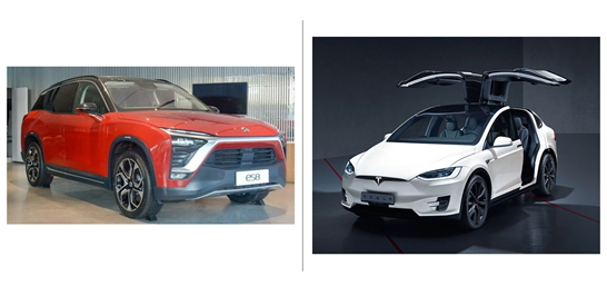 MODEL X VS ES8