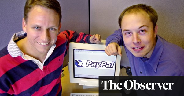 PayPal Co-Founders - Peter Thiel And Elon Musk