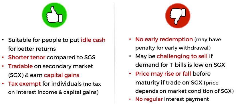 Pros and Cons of T-bills