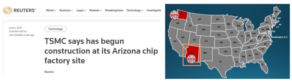 TSMC Begin Construction On Arizona Chip Factory Site