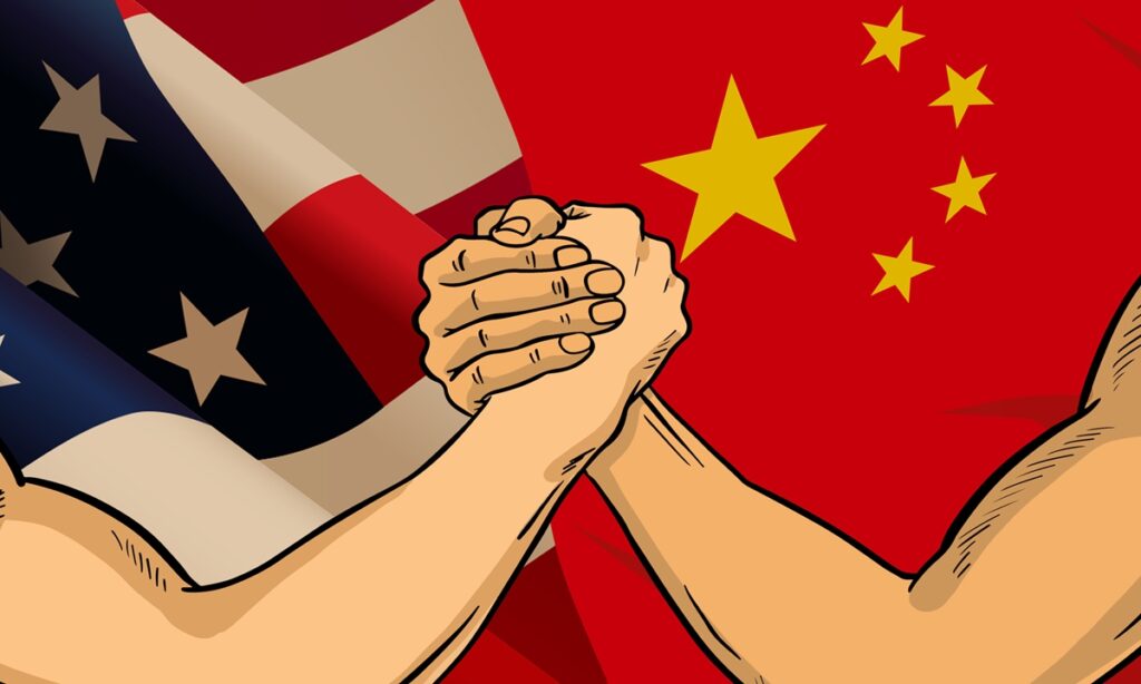 China USA Rivals