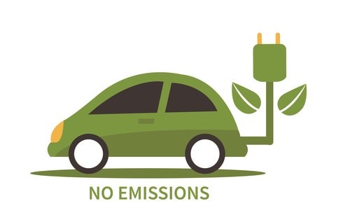 Electric Vehicle - No Emissions